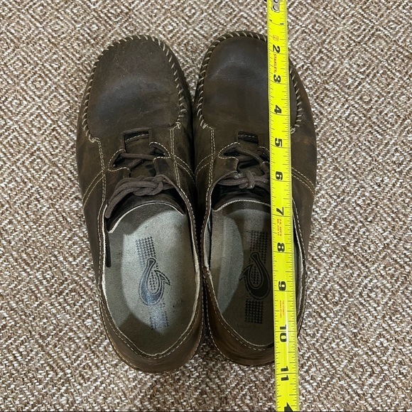 OLUKAI HONUA Leather MENS US 9MEUR 42 Brown Comfort Oxford Boat Shoes Casual - Picture 10 of 10
